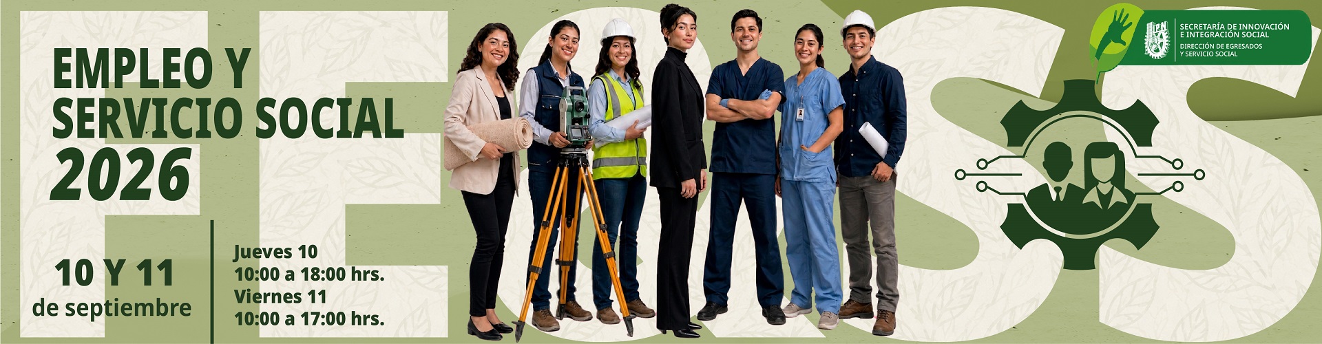 Empleo y servicio social 2026